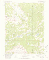 Orno Peak Colorado Historical topographic map, 1:24000 scale, 7.5 X 7.5 Minute, Year 1977