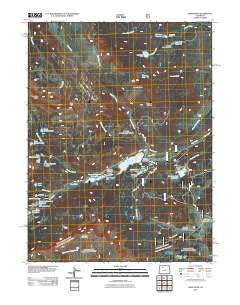 Orno Peak Colorado Historical topographic map, 1:24000 scale, 7.5 X 7.5 Minute, Year 2011