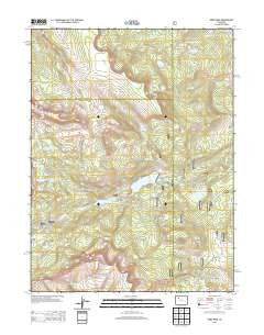 Orno Peak Colorado Historical topographic map, 1:24000 scale, 7.5 X 7.5 Minute, Year 2013