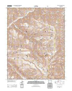 Orphan Butte Colorado Historical topographic map, 1:24000 scale, 7.5 X 7.5 Minute, Year 2013