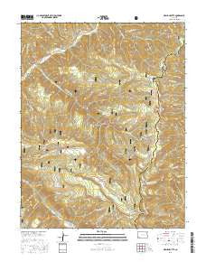 Orphan Butte Colorado Current topographic map, 1:24000 scale, 7.5 X 7.5 Minute, Year 2016