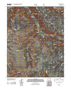 Osier Colorado Historical topographic map, 1:24000 scale, 7.5 X 7.5 Minute, Year 2011
