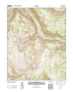 Osier Colorado Historical topographic map, 1:24000 scale, 7.5 X 7.5 Minute, Year 2013