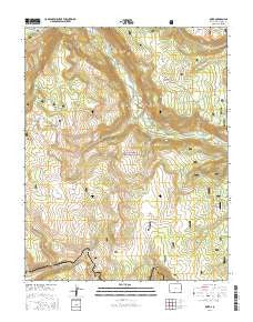 Osier Colorado Current topographic map, 1:24000 scale, 7.5 X 7.5 Minute, Year 2016