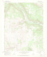 Osier Colorado Historical topographic map, 1:24000 scale, 7.5 X 7.5 Minute, Year 1967