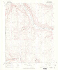 Osier Colorado Historical topographic map, 1:24000 scale, 7.5 X 7.5 Minute, Year 1967