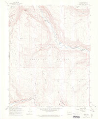 Osier Colorado Historical topographic map, 1:24000 scale, 7.5 X 7.5 Minute, Year 1967