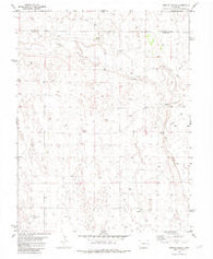 Oswald Ranch Colorado Historical topographic map, 1:24000 scale, 7.5 X 7.5 Minute, Year 1982