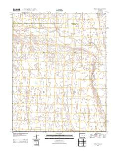 Oswald Ranch Colorado Historical topographic map, 1:24000 scale, 7.5 X 7.5 Minute, Year 2013