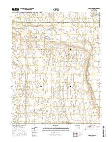Oswald Ranch Colorado Current topographic map, 1:24000 scale, 7.5 X 7.5 Minute, Year 2016
