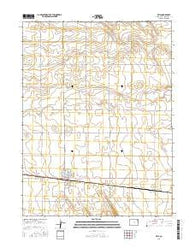 Otis Colorado Current topographic map, 1:24000 scale, 7.5 X 7.5 Minute, Year 2016