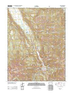 Ouray Colorado Historical topographic map, 1:24000 scale, 7.5 X 7.5 Minute, Year 2013