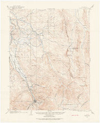 Ouray Colorado Historical topographic map, 1:62500 scale, 15 X 15 Minute, Year 1902