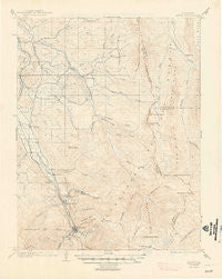 Ouray Colorado Historical topographic map, 1:62500 scale, 15 X 15 Minute, Year 1904