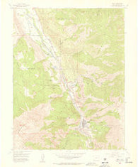 Ouray Colorado Historical topographic map, 1:24000 scale, 7.5 X 7.5 Minute, Year 1955