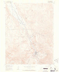 Ouray Colorado Historical topographic map, 1:24000 scale, 7.5 X 7.5 Minute, Year 1955
