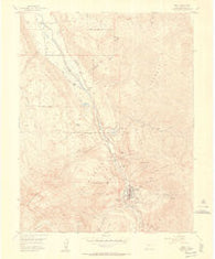 Ouray Colorado Historical topographic map, 1:24000 scale, 7.5 X 7.5 Minute, Year 1955