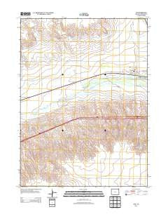 Ovid Colorado Historical topographic map, 1:24000 scale, 7.5 X 7.5 Minute, Year 2013