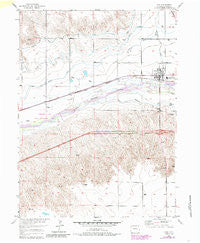 Ovid Colorado Historical topographic map, 1:24000 scale, 7.5 X 7.5 Minute, Year 1953