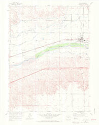 Ovid Colorado Historical topographic map, 1:24000 scale, 7.5 X 7.5 Minute, Year 1953