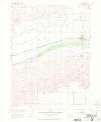 Ovid Colorado Historical topographic map, 1:24000 scale, 7.5 X 7.5 Minute, Year 1953