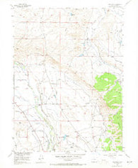 Owl Ridge Colorado Historical topographic map, 1:24000 scale, 7.5 X 7.5 Minute, Year 1955
