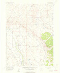 Owl Ridge Colorado Historical topographic map, 1:24000 scale, 7.5 X 7.5 Minute, Year 1955