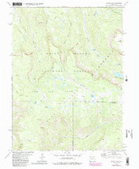 Oyster Lake Colorado Historical topographic map, 1:24000 scale, 7.5 X 7.5 Minute, Year 1977
