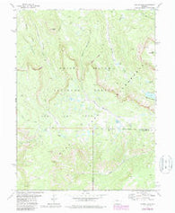 Oyster Lake Colorado Historical topographic map, 1:24000 scale, 7.5 X 7.5 Minute, Year 1977