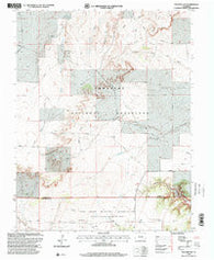 Packers Gap Colorado Historical topographic map, 1:24000 scale, 7.5 X 7.5 Minute, Year 1996