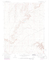 Packers Gap Colorado Historical topographic map, 1:24000 scale, 7.5 X 7.5 Minute, Year 1972