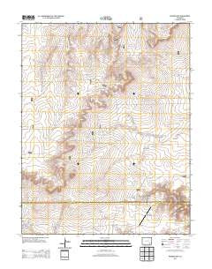 Packers Gap Colorado Historical topographic map, 1:24000 scale, 7.5 X 7.5 Minute, Year 2013