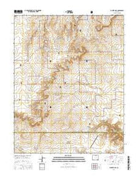 Packers Gap Colorado Current topographic map, 1:24000 scale, 7.5 X 7.5 Minute, Year 2016