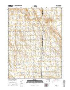 Padroni Colorado Current topographic map, 1:24000 scale, 7.5 X 7.5 Minute, Year 2016