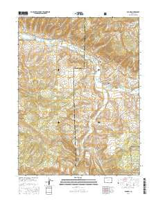 Pagoda Colorado Current topographic map, 1:24000 scale, 7.5 X 7.5 Minute, Year 2016