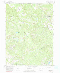 Pagoda Peak Colorado Historical topographic map, 1:24000 scale, 7.5 X 7.5 Minute, Year 1966