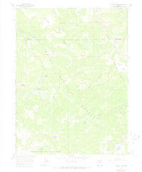 Pagoda Peak Colorado Historical topographic map, 1:24000 scale, 7.5 X 7.5 Minute, Year 1966