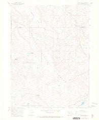 Pagoda Peak Colorado Historical topographic map, 1:24000 scale, 7.5 X 7.5 Minute, Year 1966
