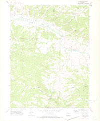 Pagoda Colorado Historical topographic map, 1:24000 scale, 7.5 X 7.5 Minute, Year 1971