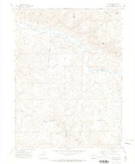 Pagoda Colorado Historical topographic map, 1:24000 scale, 7.5 X 7.5 Minute, Year 1971