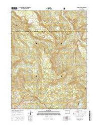 Pagoda Peak Colorado Current topographic map, 1:24000 scale, 7.5 X 7.5 Minute, Year 2016