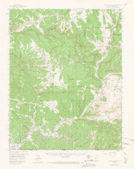 Pagosa Junction Colorado Historical topographic map, 1:62500 scale, 15 X 15 Minute, Year 1957