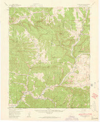 Pagosa Junction Colorado Historical topographic map, 1:62500 scale, 15 X 15 Minute, Year 1957