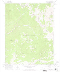 Pahlone Peak Colorado Historical topographic map, 1:24000 scale, 7.5 X 7.5 Minute, Year 1967