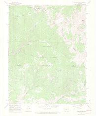 Pahlone Peak Colorado Historical topographic map, 1:24000 scale, 7.5 X 7.5 Minute, Year 1967