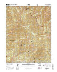Pahlone Peak Colorado Current topographic map, 1:24000 scale, 7.5 X 7.5 Minute, Year 2016