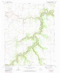 Painted Canyon Colorado Historical topographic map, 1:24000 scale, 7.5 X 7.5 Minute, Year 1972