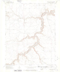 Painted Canyon Colorado Historical topographic map, 1:24000 scale, 7.5 X 7.5 Minute, Year 1972