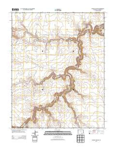 Painted Canyon Colorado Historical topographic map, 1:24000 scale, 7.5 X 7.5 Minute, Year 2013