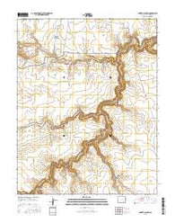 Painted Canyon Colorado Current topographic map, 1:24000 scale, 7.5 X 7.5 Minute, Year 2016